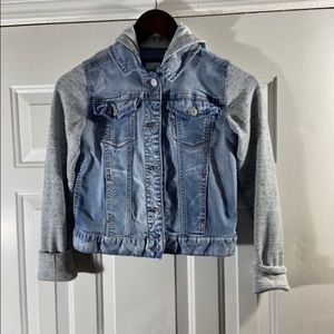 Girls hooded Jean jacket by MUDD, size 14